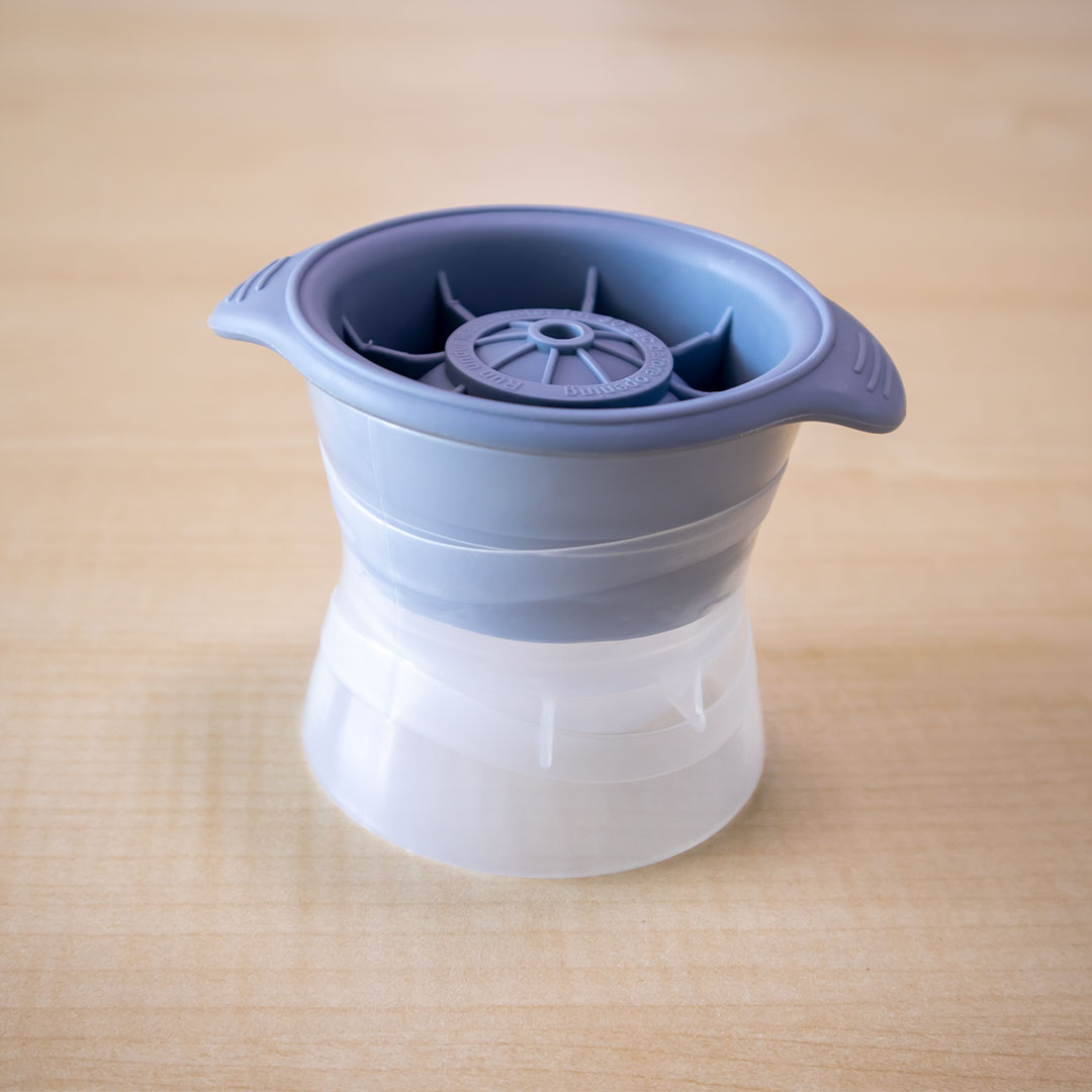 ICE BALL MAKER MOLD BIG Cyan color