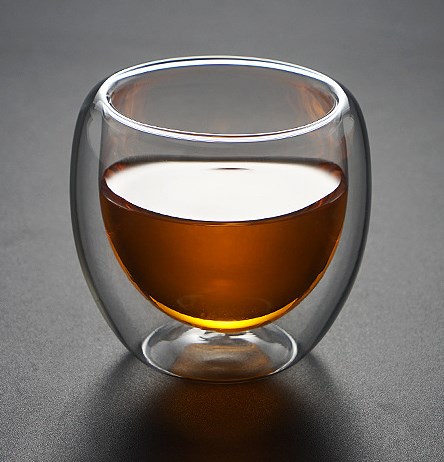 Coffee glass vaccum cup 150ml