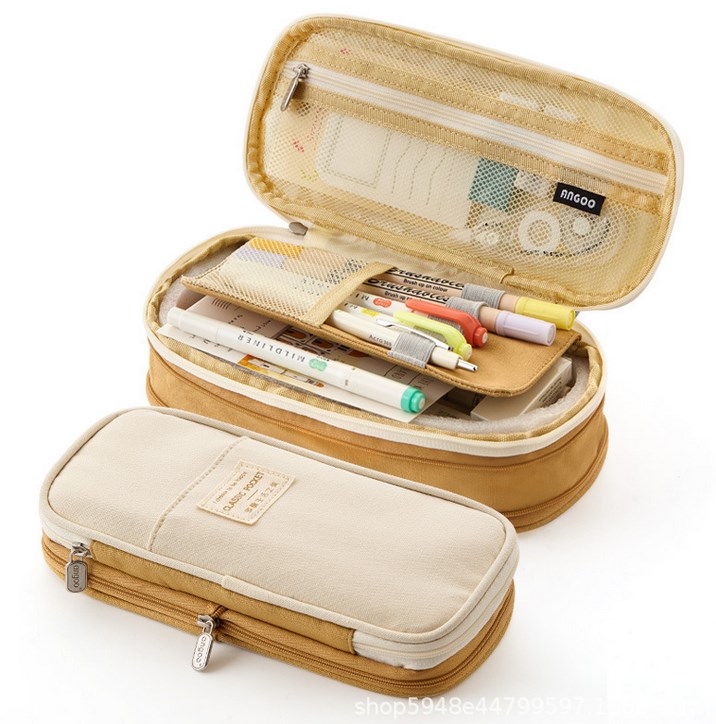 حقيبة لحفظ ادوات المدرسة و الالوان C-150 BROWN-KR011375