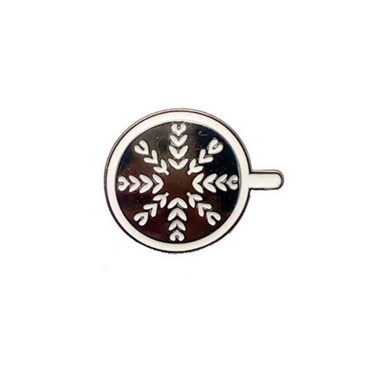 Coffee brooch latte art e-279c