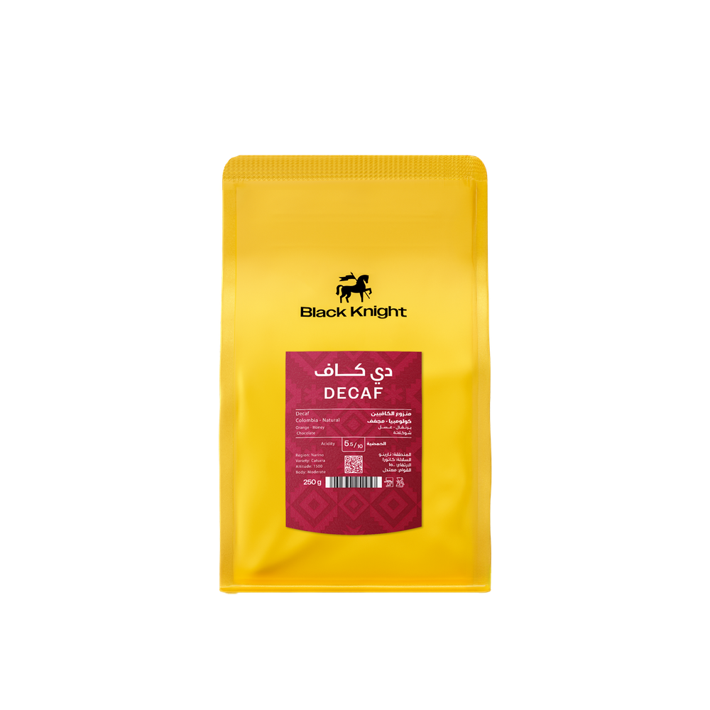 COFFEE BEAN BLACK KNIGHT COLOMPIA DECAF 250G