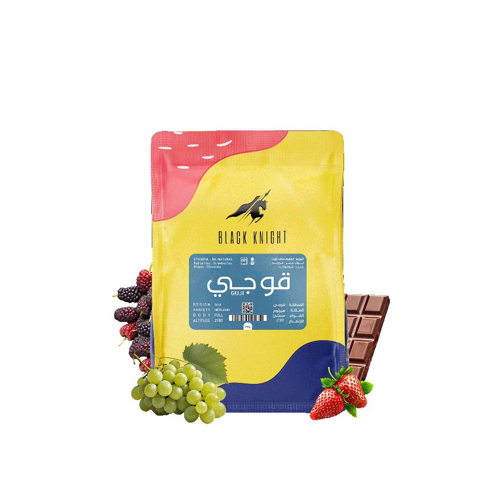 COFFEE BEAN BLACK KNIGHT ETHIOPIA GUJI 250G