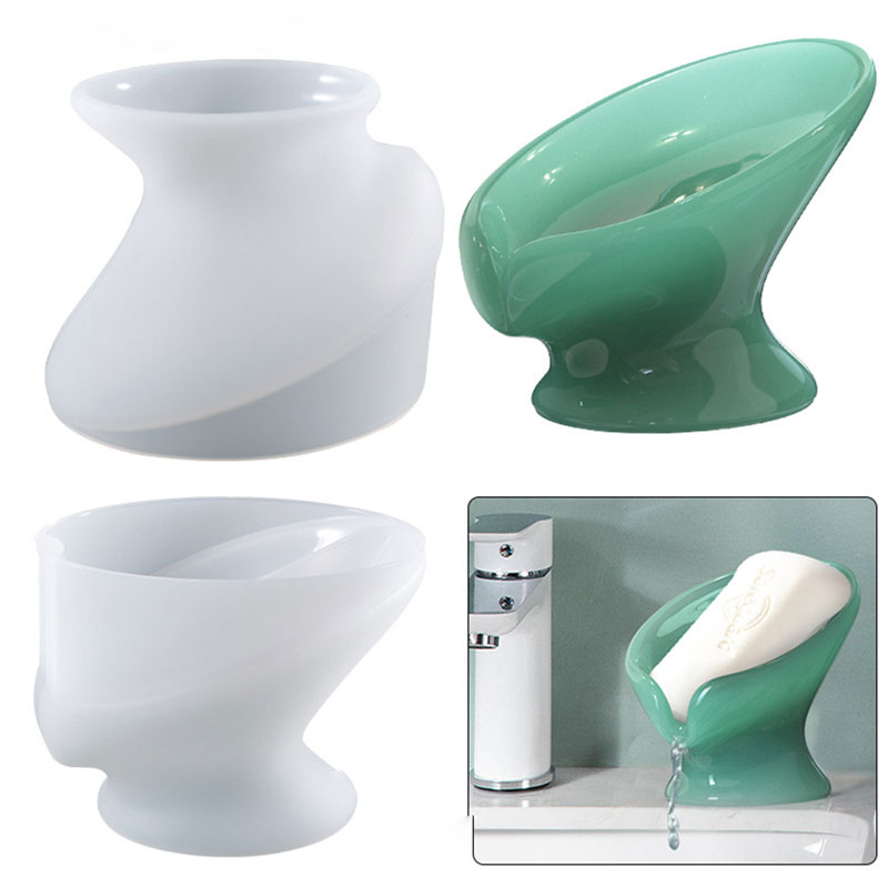 قالب من السليكون لاعمال الريزن ارت لصنع حامل صابون-AR010181