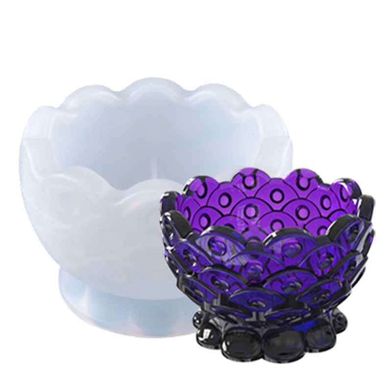 قالب سيليكون لصنع قاعدة شموع من الريزن F-576-AR010192