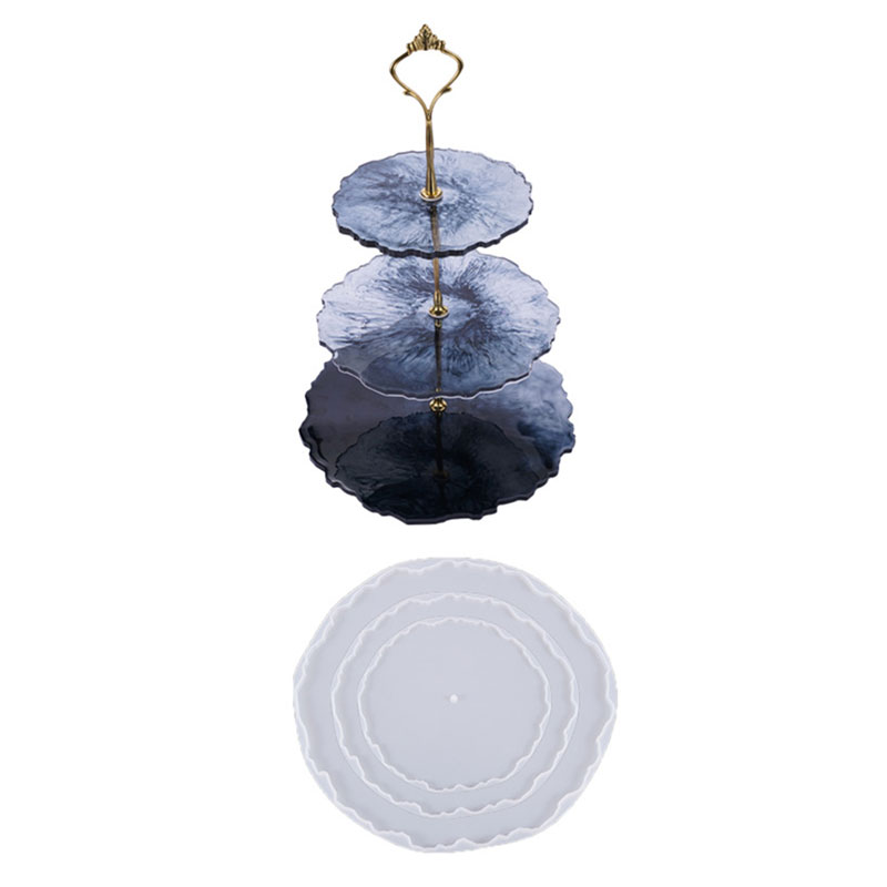 قالب مع اكسسوارات صنع صينية تقديم ثلاث طبقات للريزن F-579-AR010194