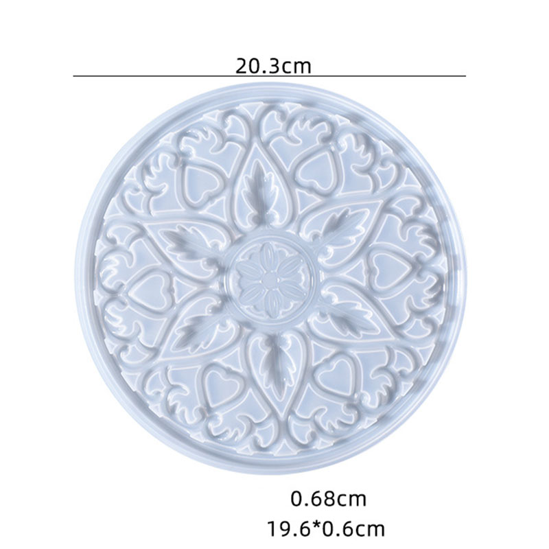 قالب سليكون لصنع قاعدة مزخرفة للريزن لرت F-600-AR010210