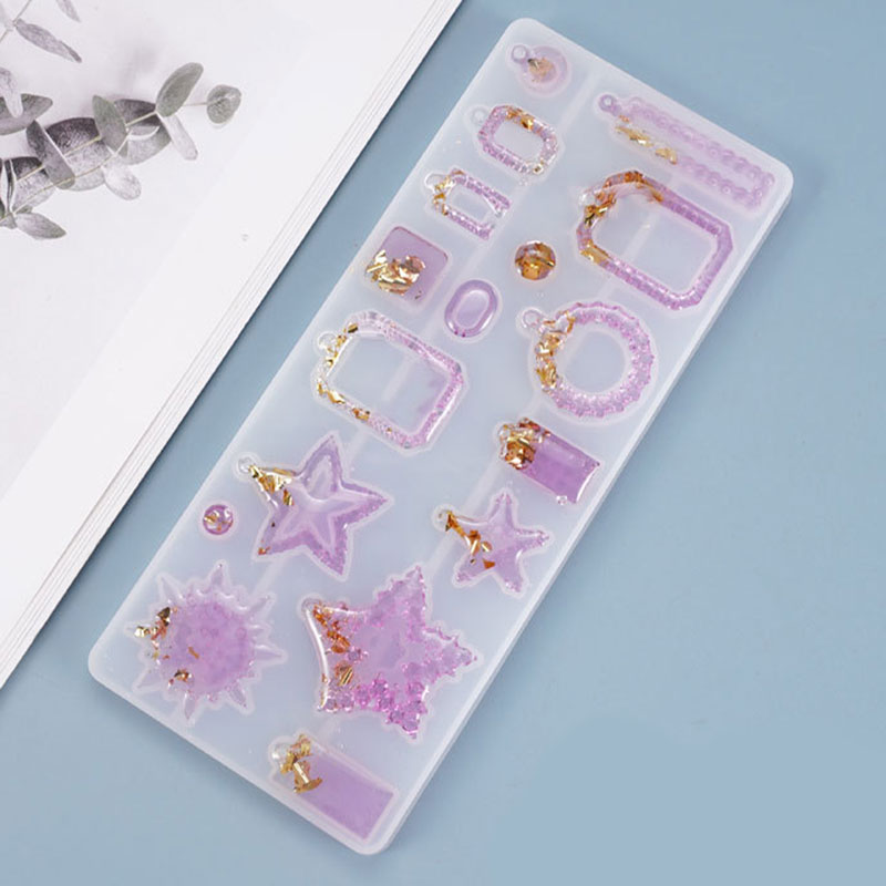 قالب حلقات و قلادات مصنوع من السيليكون لاعمال الريزن ارت F-625-AR010230