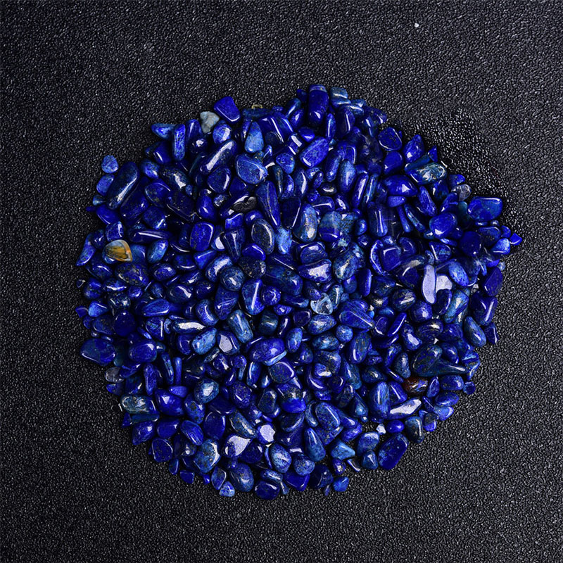 احجار لازورد طبيعية مصقولة 100 جرام  مقاس 5-7 مم-AR010351