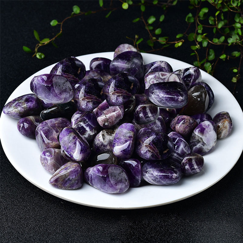 احجار جمشت طبيعية مصقولة 100 جرام 3-5 احجار مقاس 2-3سم -AR010360