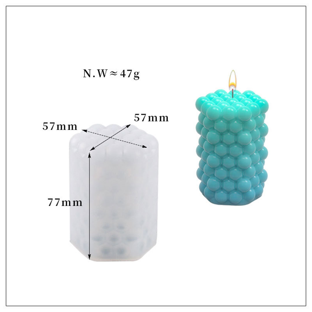 قالب سيليكون للشمع H-515