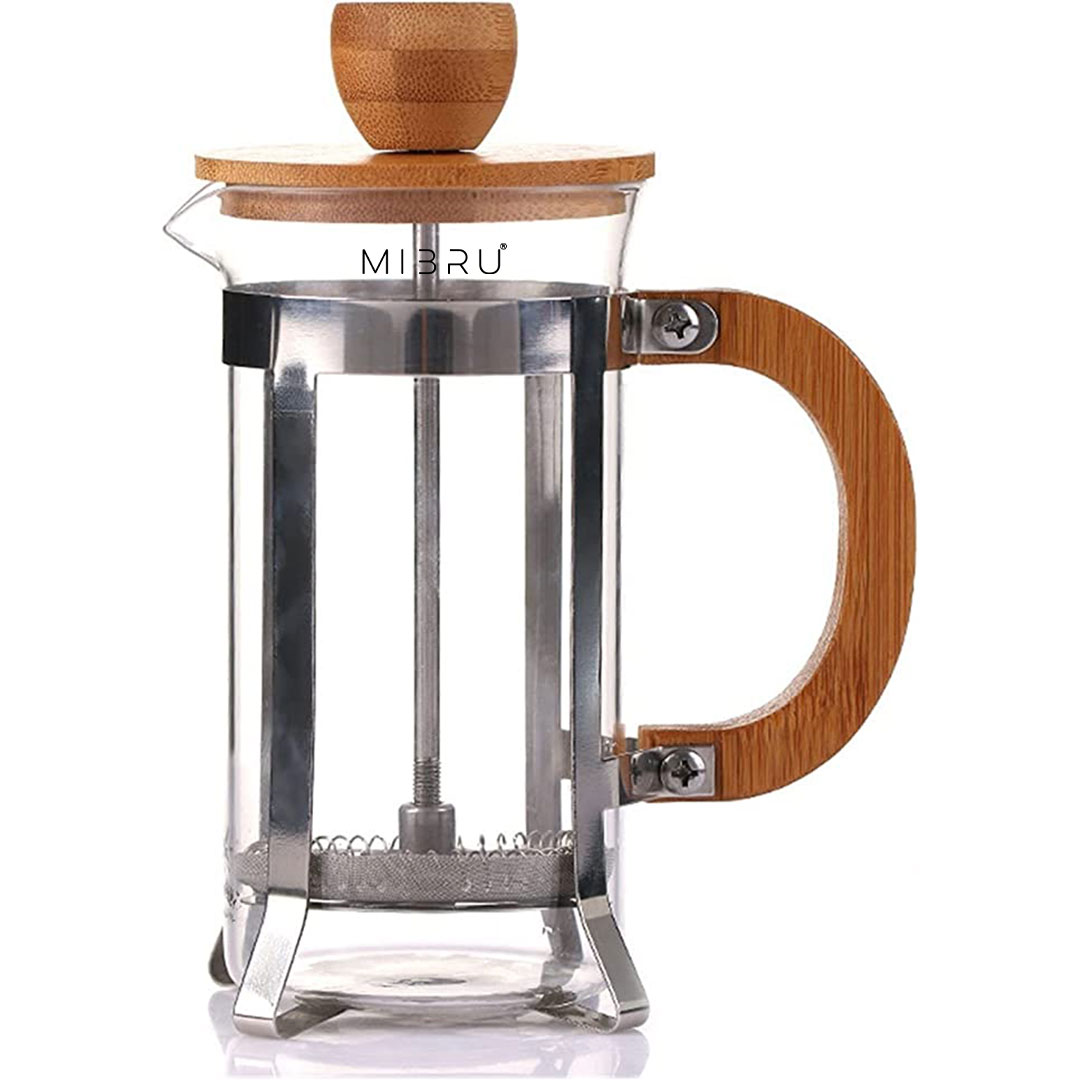 COFFEE FRENCH PRESS MAKER WOODEN 600ML-KR012516