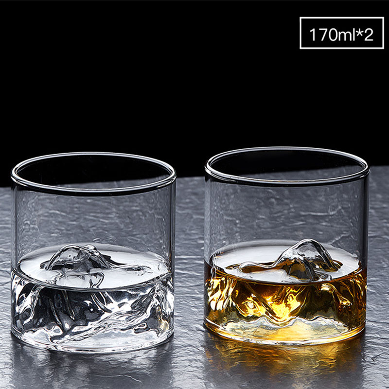 Coffee glass cup 2pcs set 170ml G-571