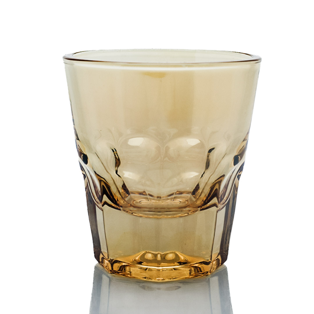 كوب قهوة كورتادو سعة 130 ملي لون امبر