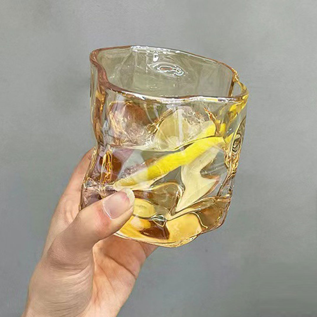 Coffee Glass cup G-1362 golden