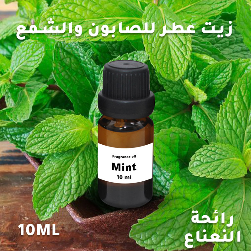 عطر النعناع المركز الخاص بتعطير الشموع و الصابون سعة 10 مل