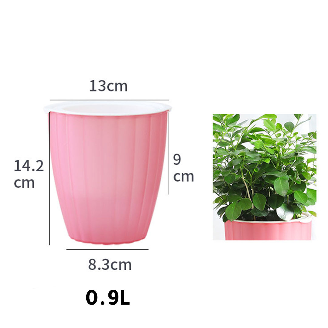 حوض زرع بنظام ري مائي ذاتي حجم 0.9L