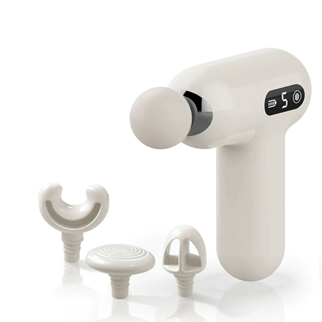 Mini type-c rechargable massage tool white