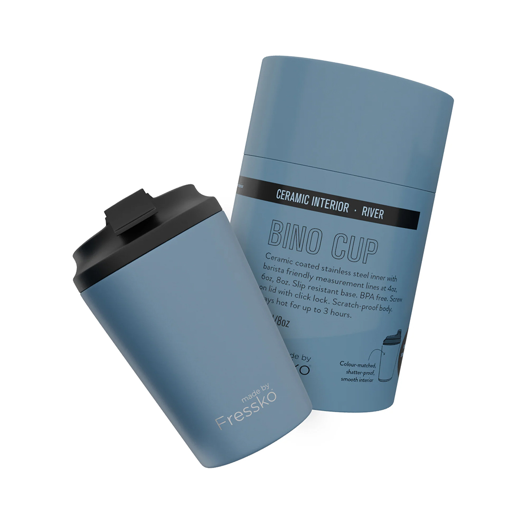 FRESSKO 8oz CEREAMIC INTERIOR CUP BINO RIVER