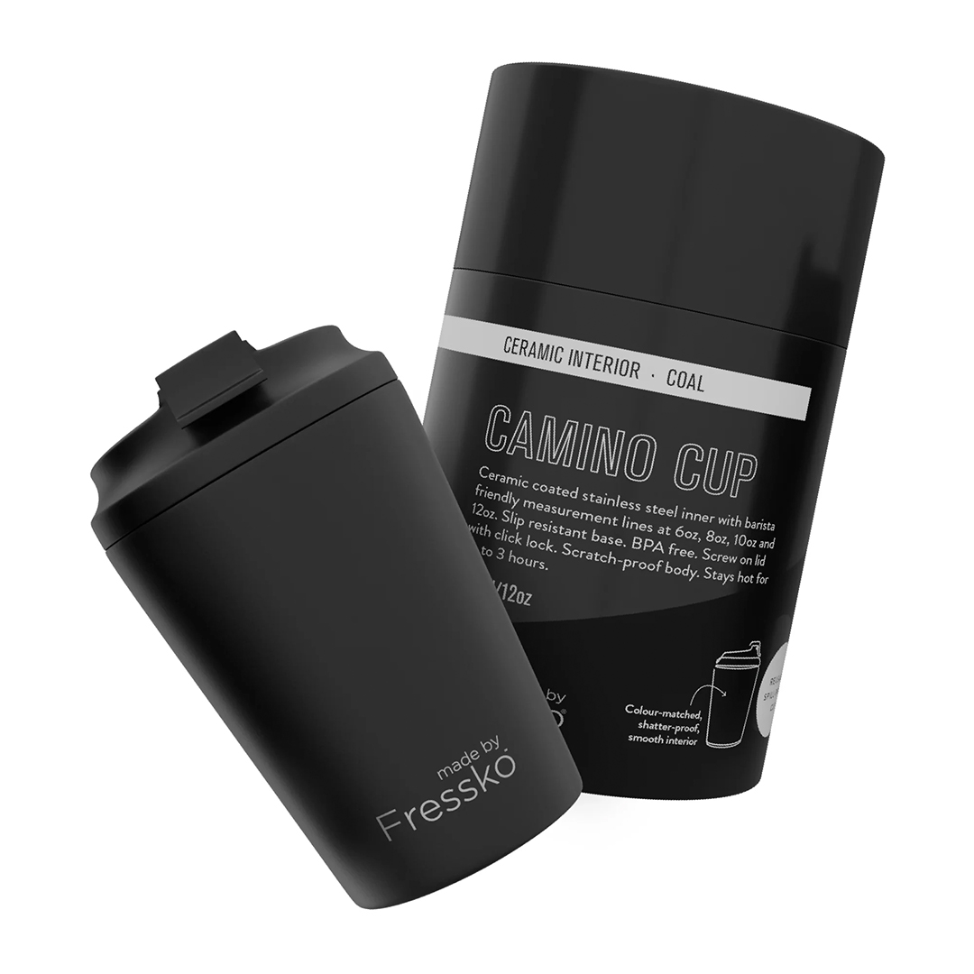 FRESSKO 12oz CEREAMIC INTERIOR CUP CAMINO COAL