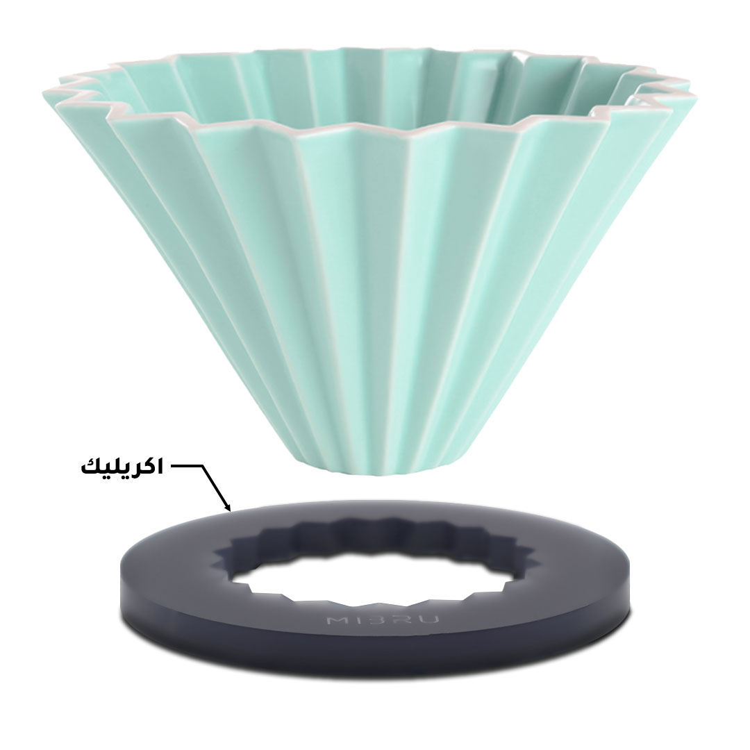 Coffee ciramic dripper zigzag v01 1-2 cups sky blue
