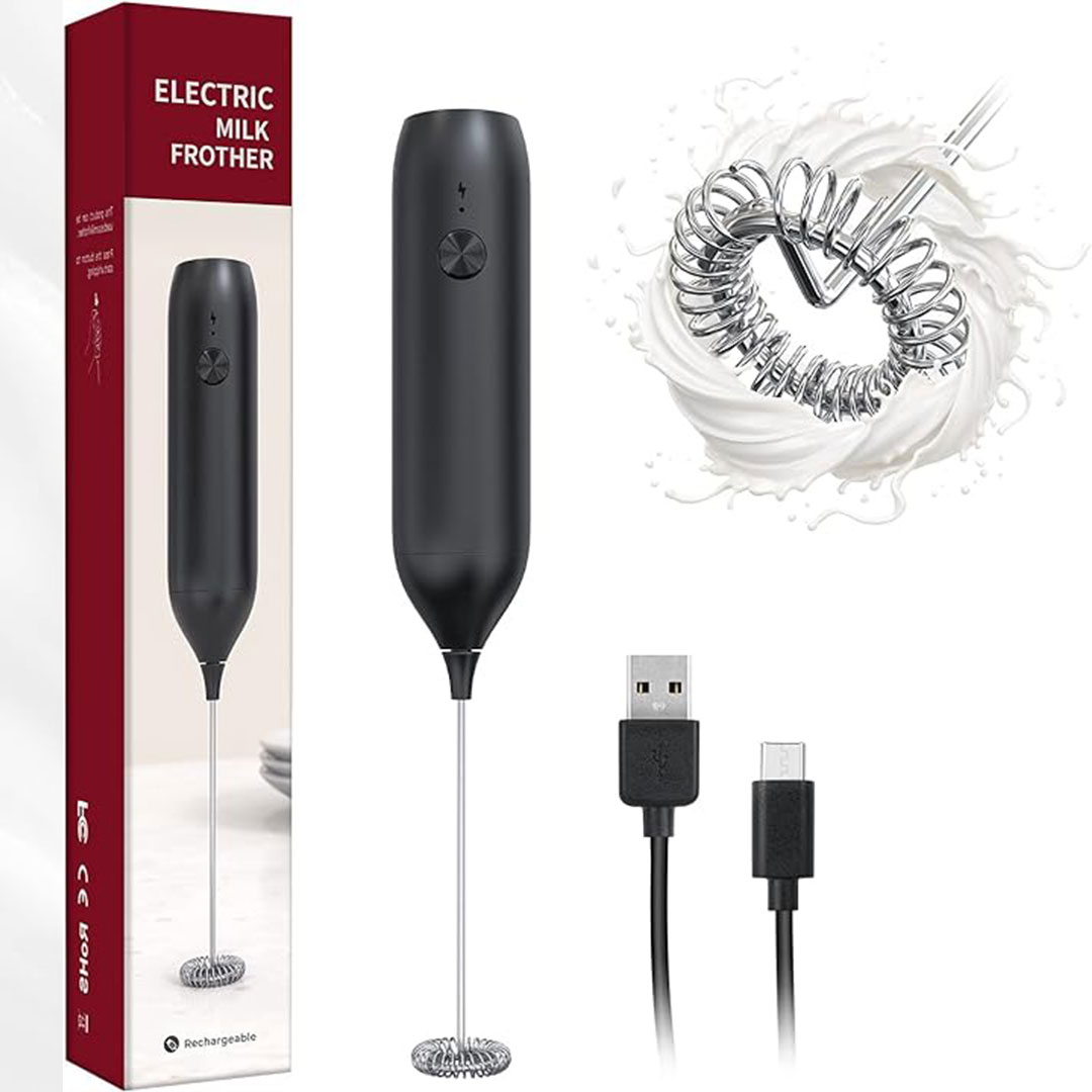 Coffee milk frothing pen rechargeable type-c J-148