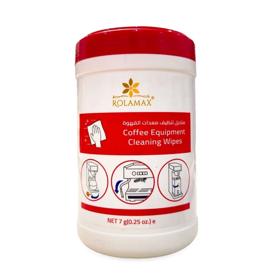 مناديل مبللة لتنظيف مكائن القهوة 80 منديل