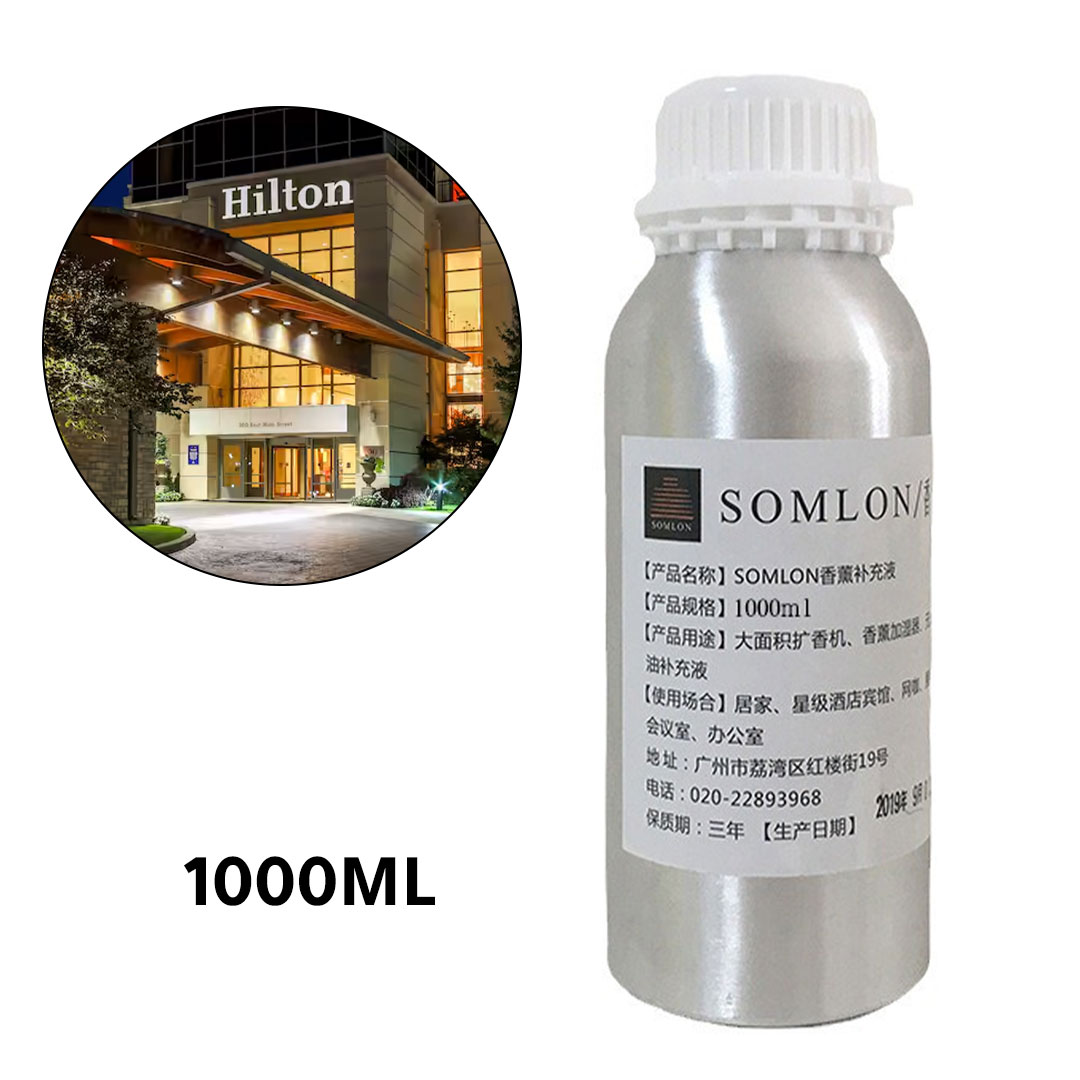 عطر زيتي مركز لمعطرات الجو الكهربائية بالبخار 1000ml Hilton Hotel J-2712