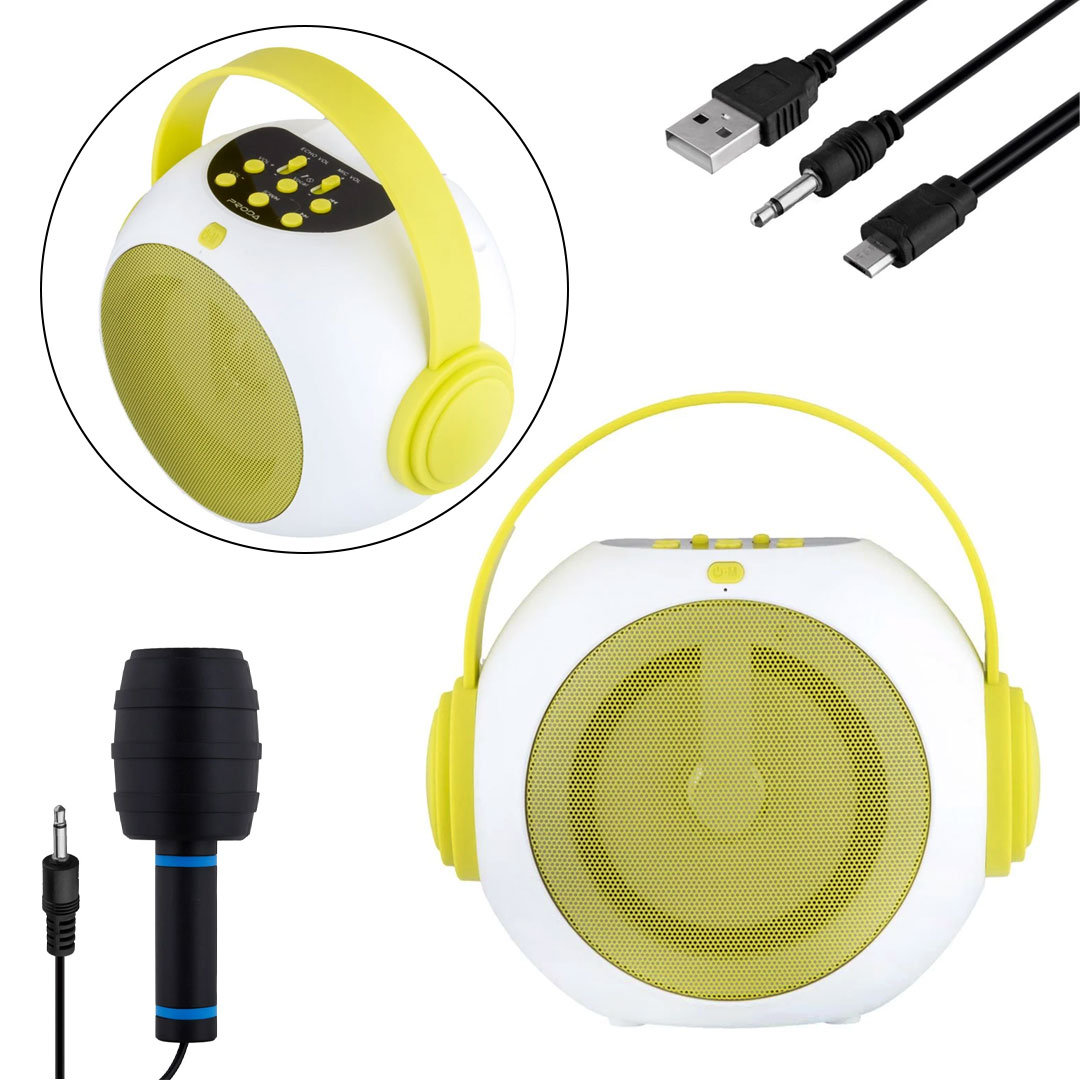 سبيكر العاب خاص بالاطفال لتعديل الاصوات مع مايروفون