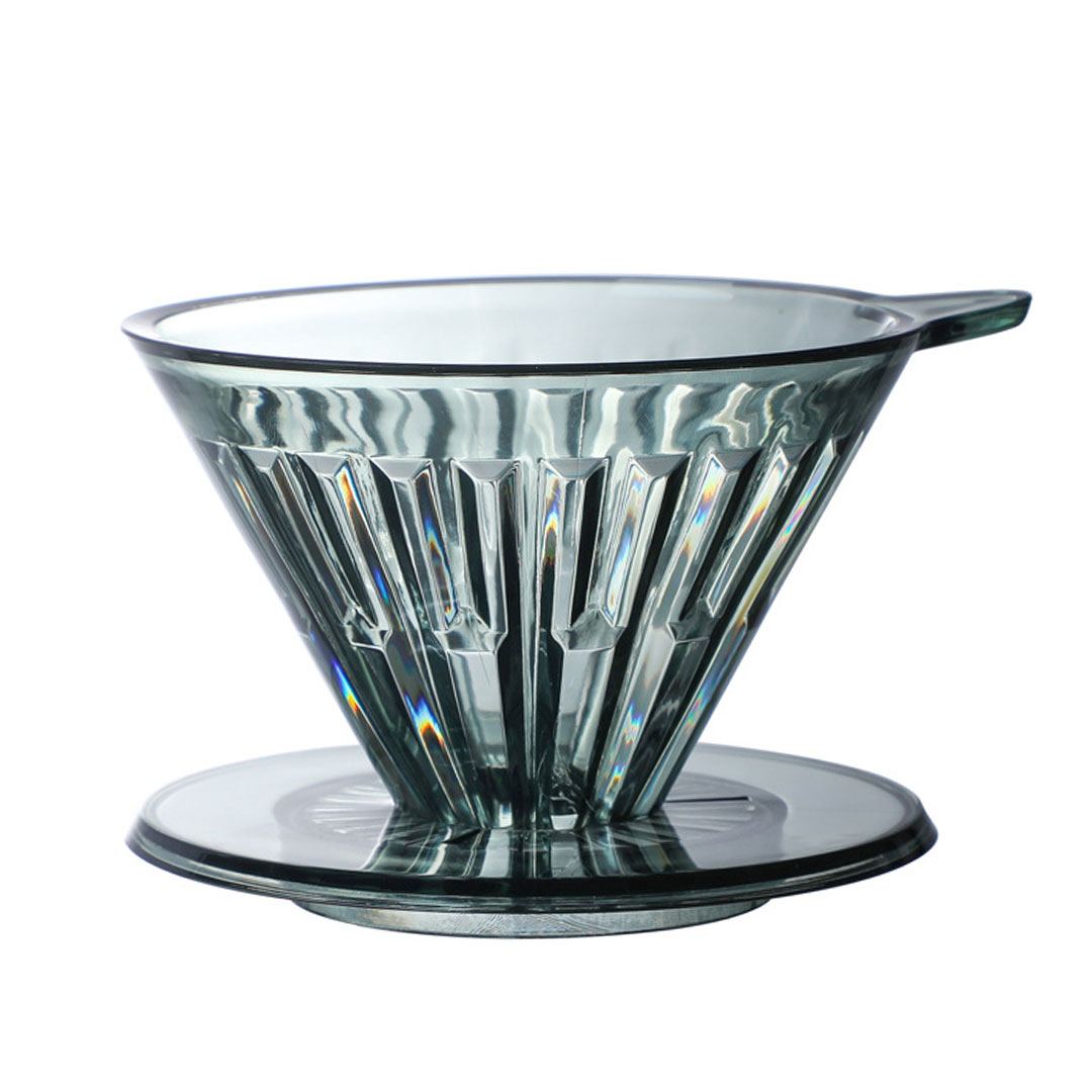 قمع اكريليك مقاس 01 مناسب لفلاتر v60 لون غامق