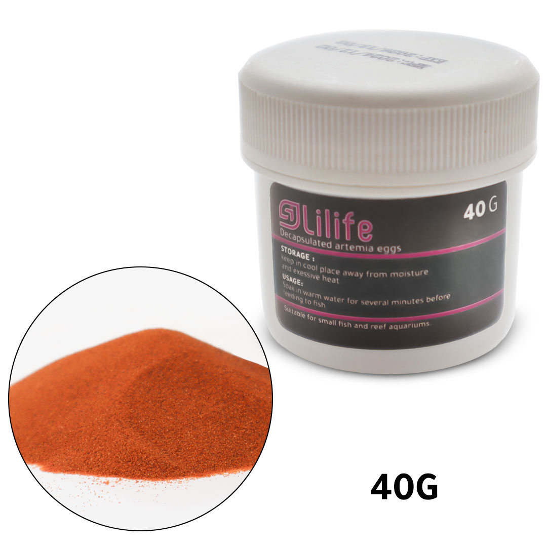 بيوض الارتيميا براين شريمب المقشرة طعام الاسماك الصغيرة