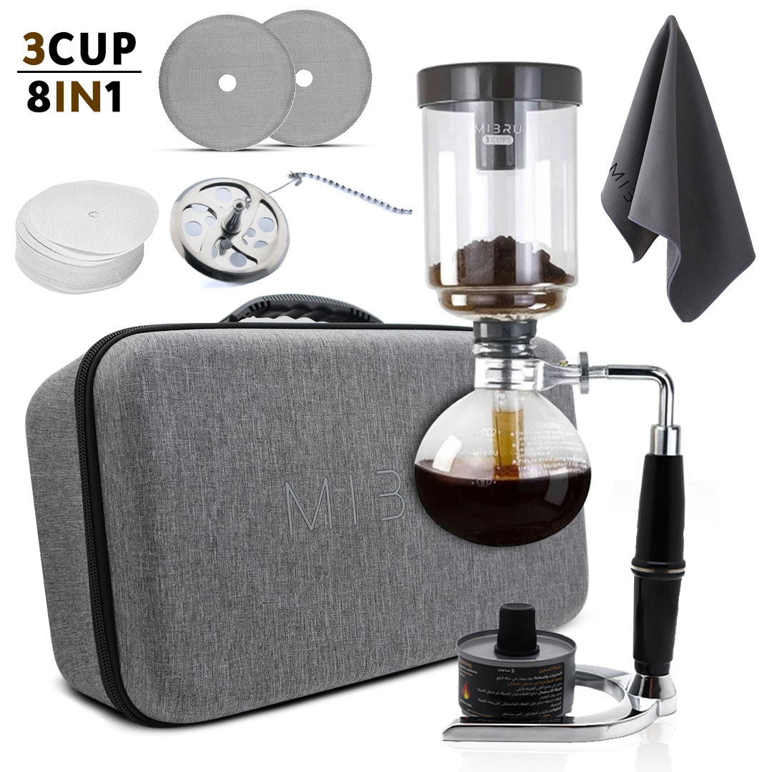 Coffee and tea syphon 3cup with bag