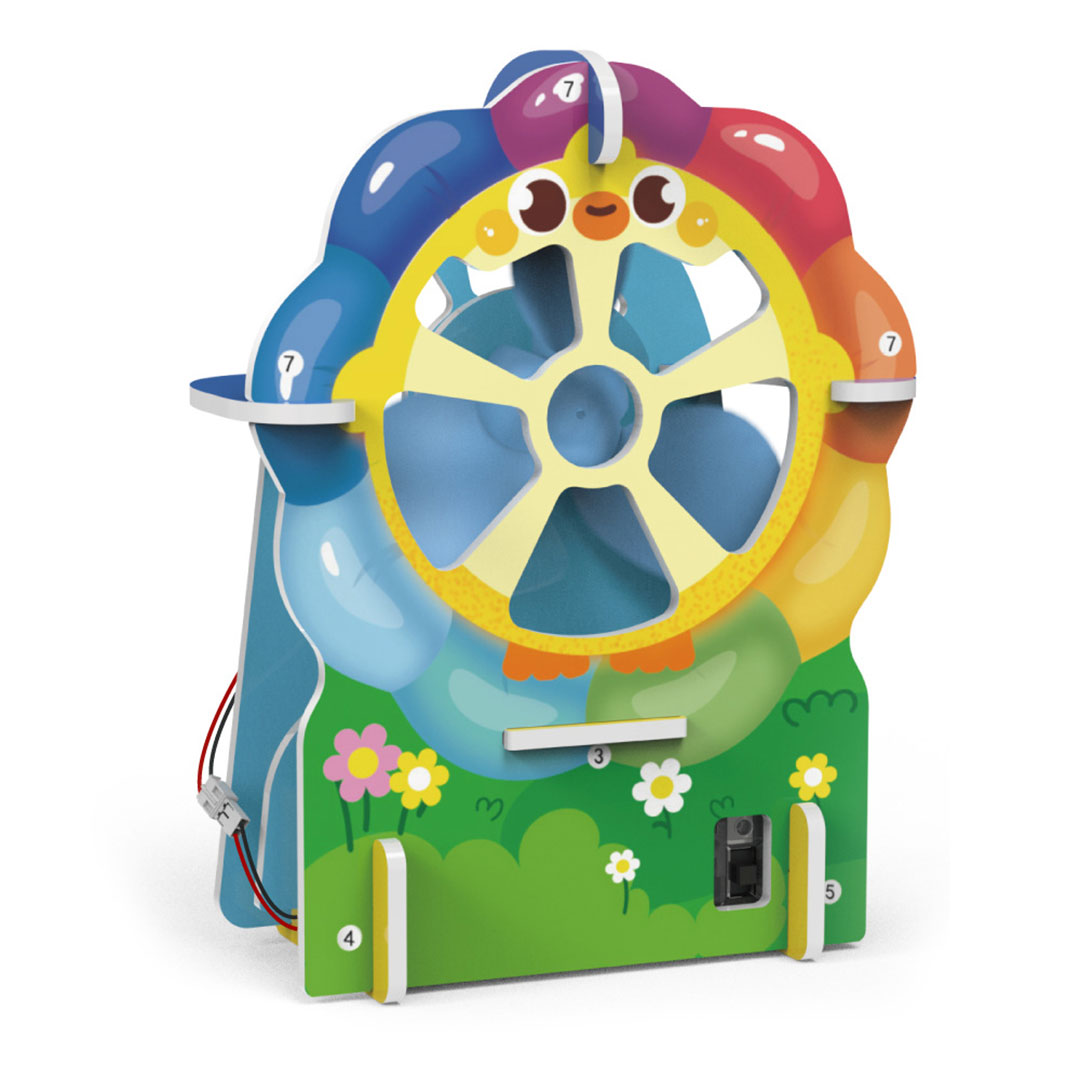 لعبة تركيب لتنمية الذكاء على شكل مروحة