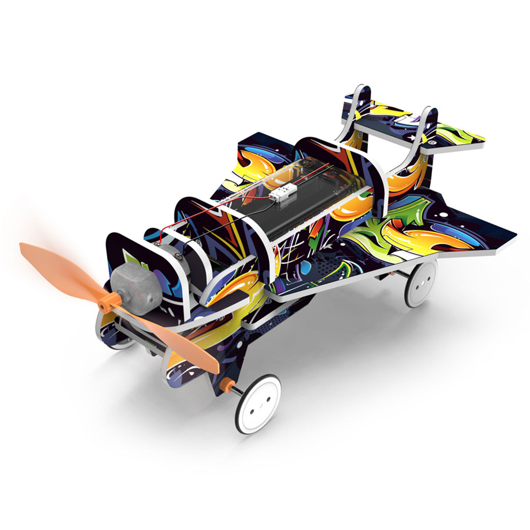 لعبة تركيب لتنمية الذكاء على شكل طائرة