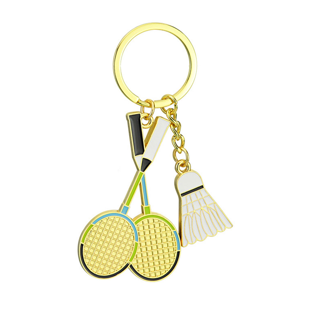 Keychain badminton racket K-286
