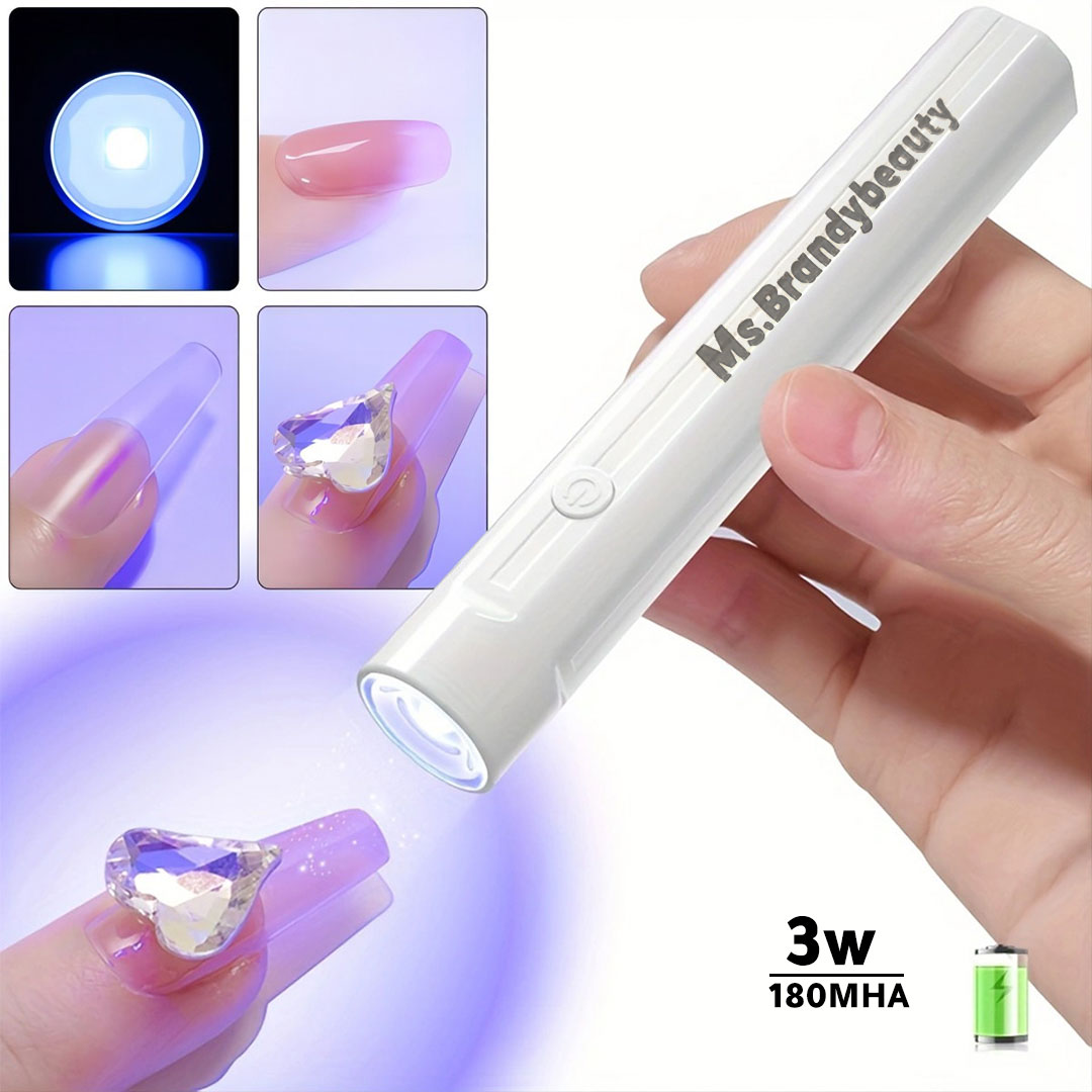 لمبة يوفي قابلة للشحن لتجفيف غراء الاظافر و غراء الايبوكسي UV