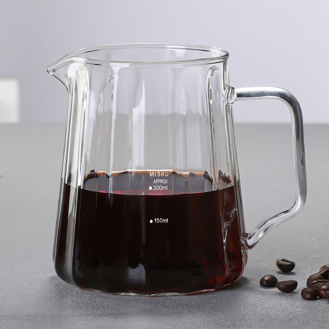 Coffee glass server 600ml J-3361