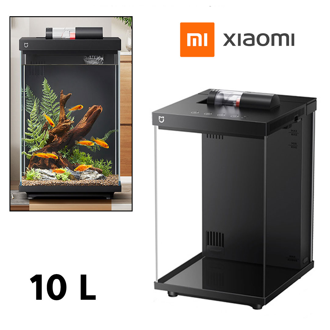 حوض اسماك ذكي وايفاي عامودي من شاومي 10 لتر