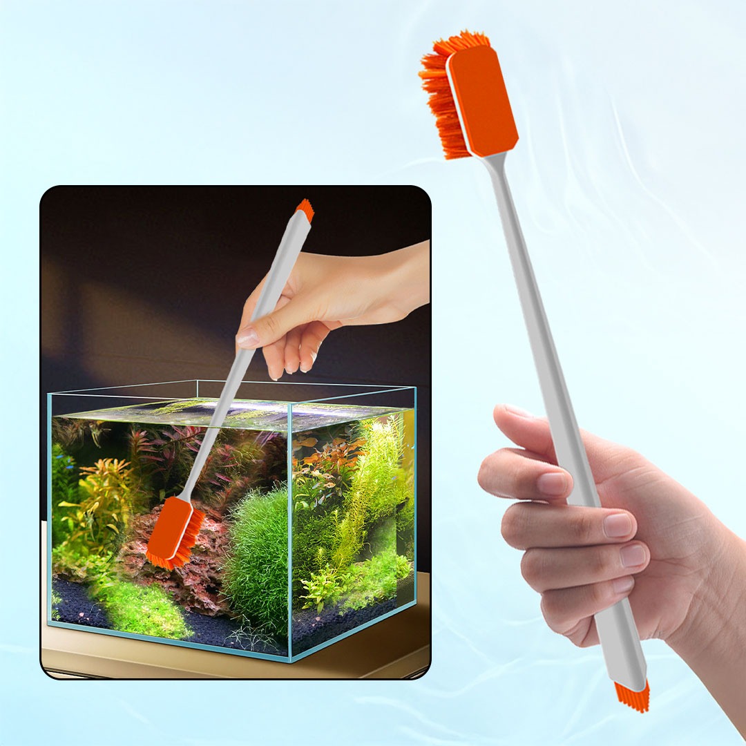 فرشاة تنظيف احواض اسماك الزينة برؤوس متعددة