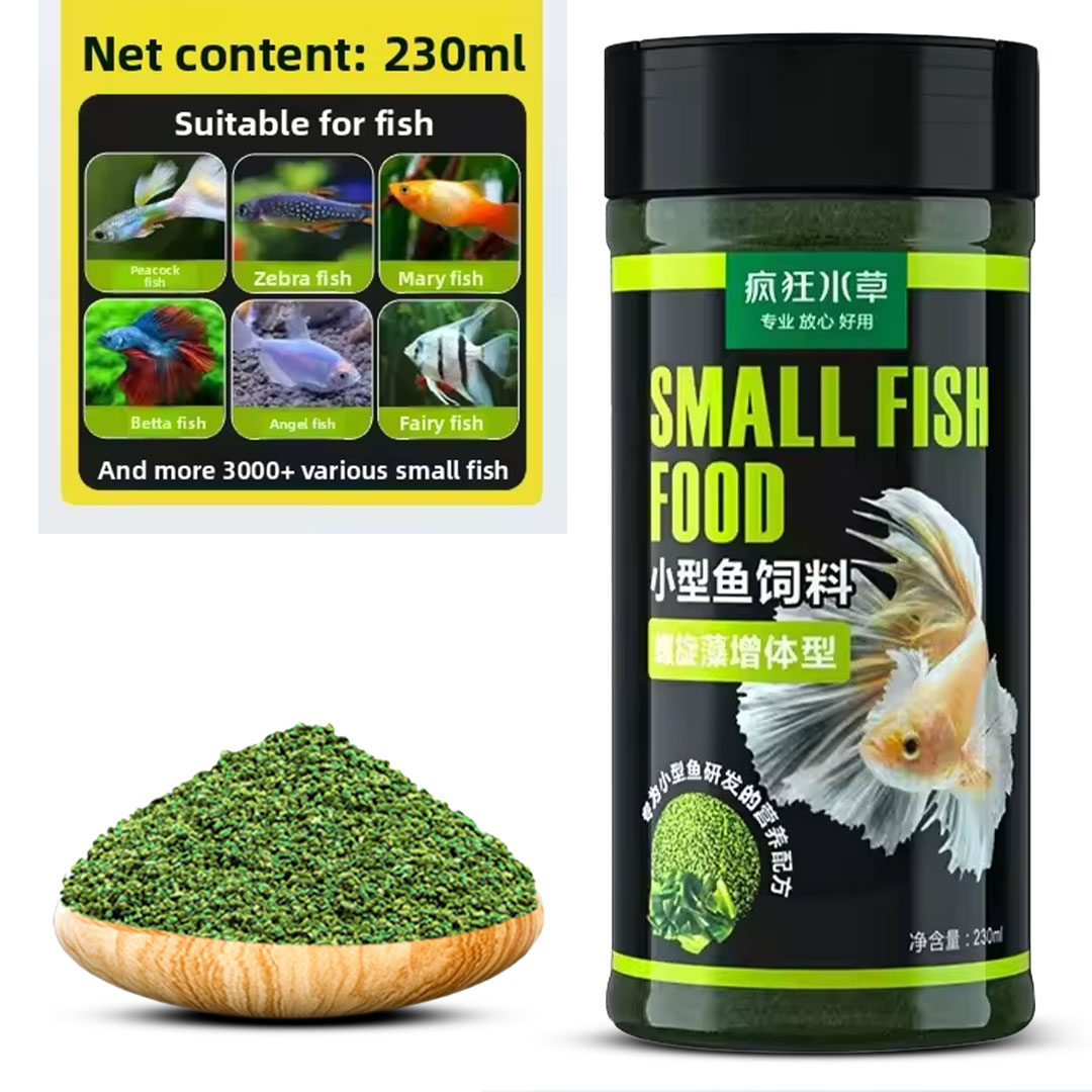 اكل سمك زينة باساس اعشاب سبيرولينا 230ml K-2066