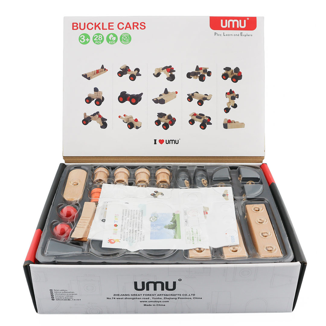 لعبة السيارة الخشبية التركيبية للاطفال