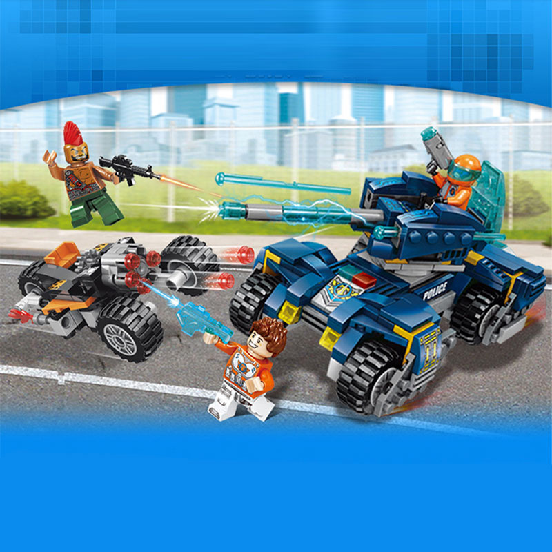 لعبة مكعبات تعليمية للأطفال معركة السيارات  KT-131-KR110213