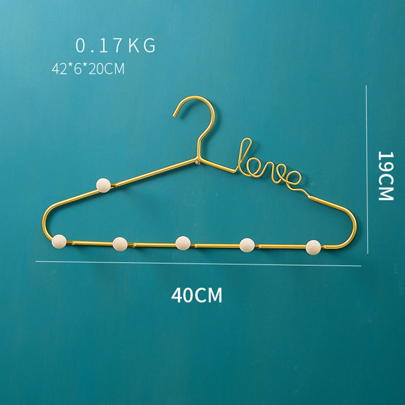 علاقة ملابس و اكسسوارات جدارية لون ذهبيcd-47-KR130281