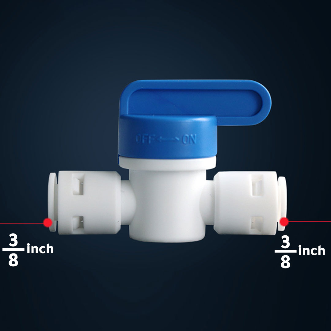 Water tube connector adapter valve 3/8 inch H-425