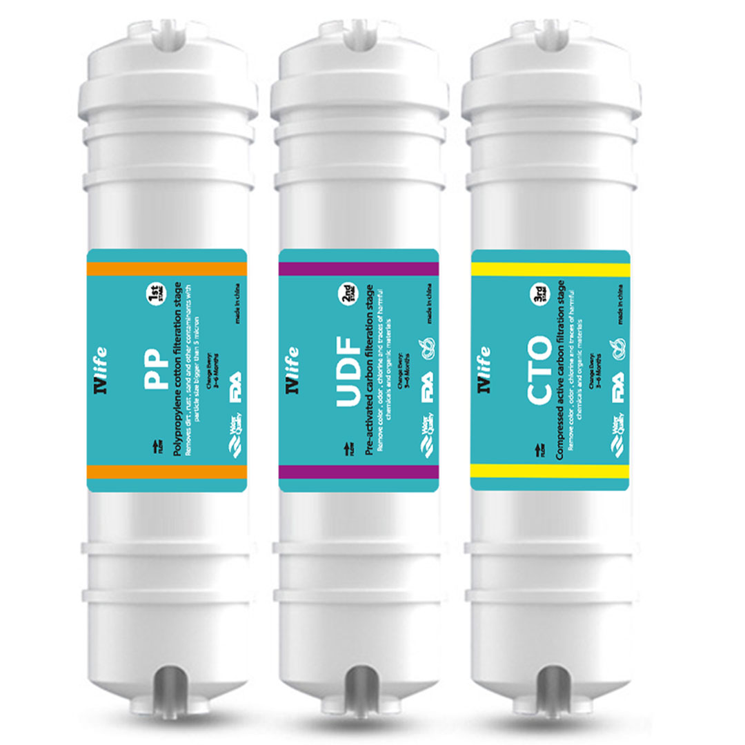 طقم ال 4-6 شهور المؤلف من مجموعة الثلاث مراحل الأولى لفلتر فور لايف 