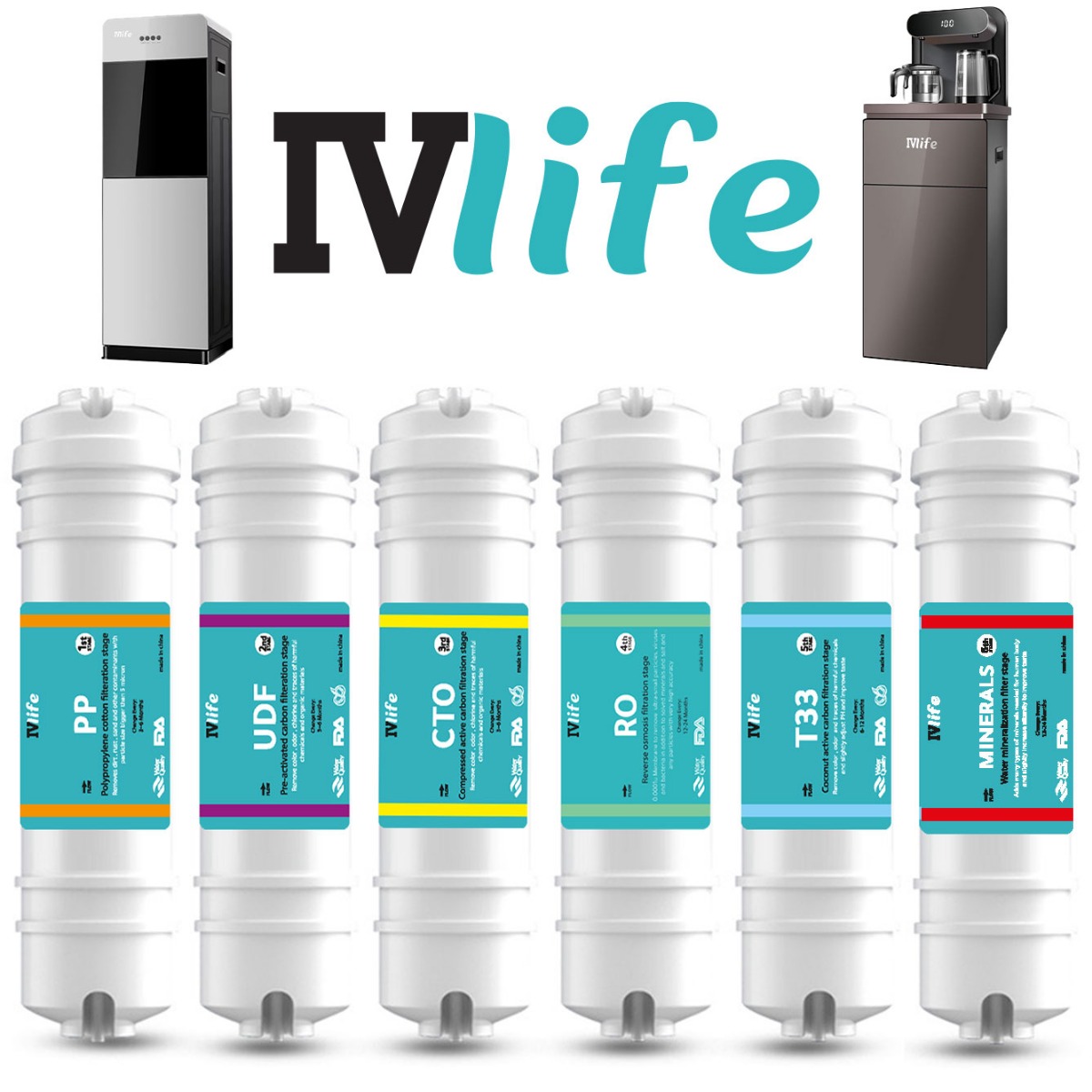 مرحلة السنة لفلتر فور لايف 6 مراحل