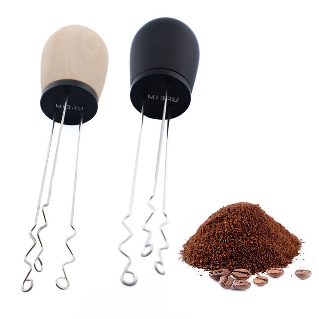  Coffee wooden needle distributor zigzag MIBRU multi-color