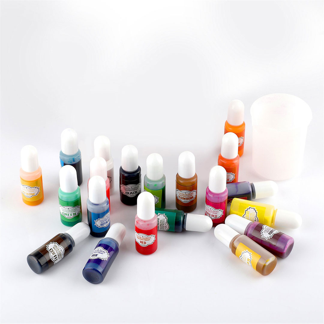 لون صبغة للريزن سعة 10 مل متعدد الالوان