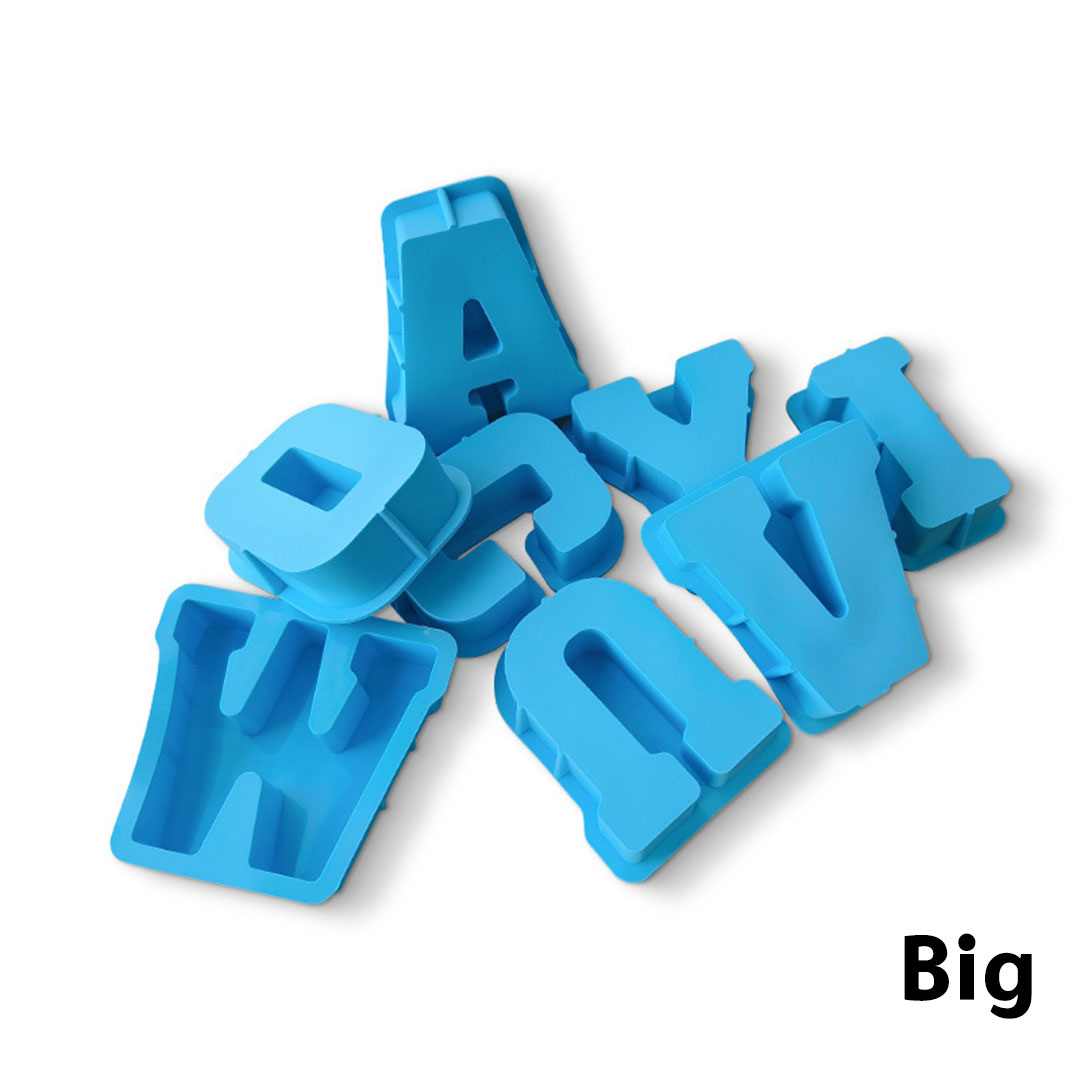 قالب سيليكون حجم كبير متعدد الاستخدامات اشكال الحروف