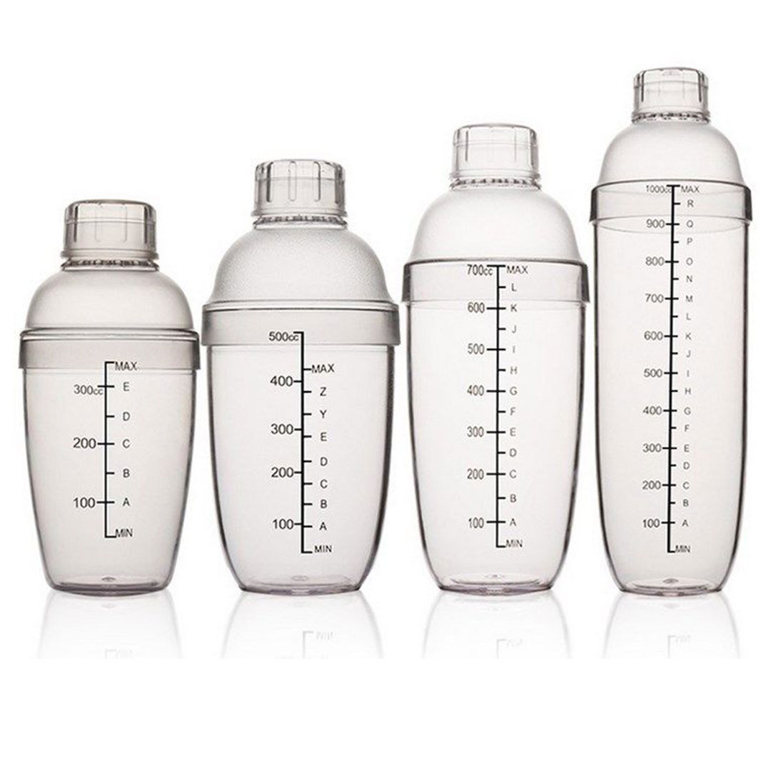 Coffee transparent shaker lmulti-size