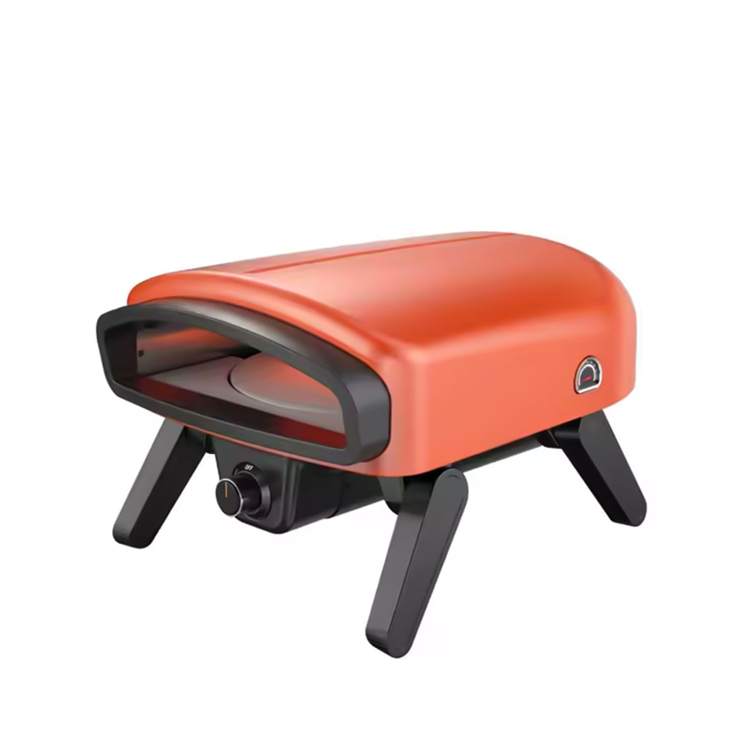 SZL Napoli-Style Pizza Oven with Round Stone – Orange Color